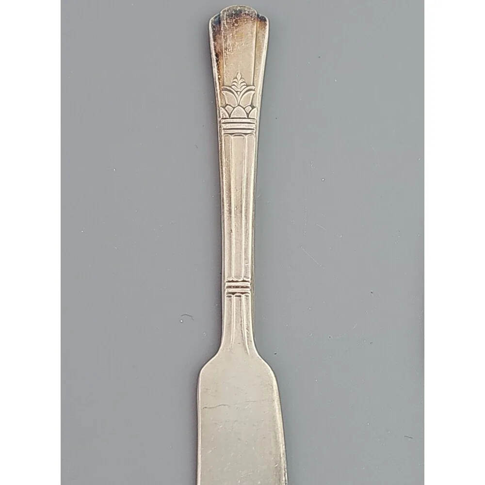 Flat Handle Butter Spreader Court Silverplate 1939 International Silver Set of 2